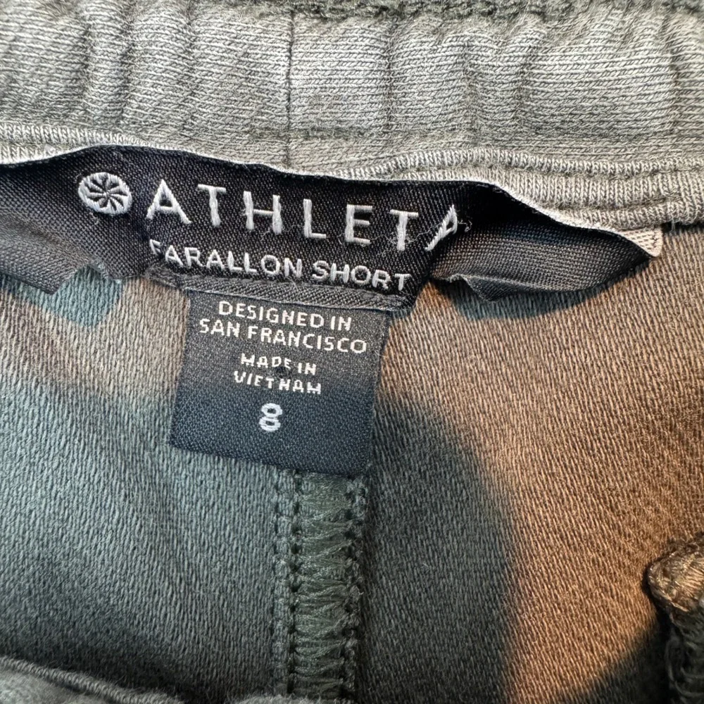 Athleta Charcoal Gray Drawstring Athletic Shorts